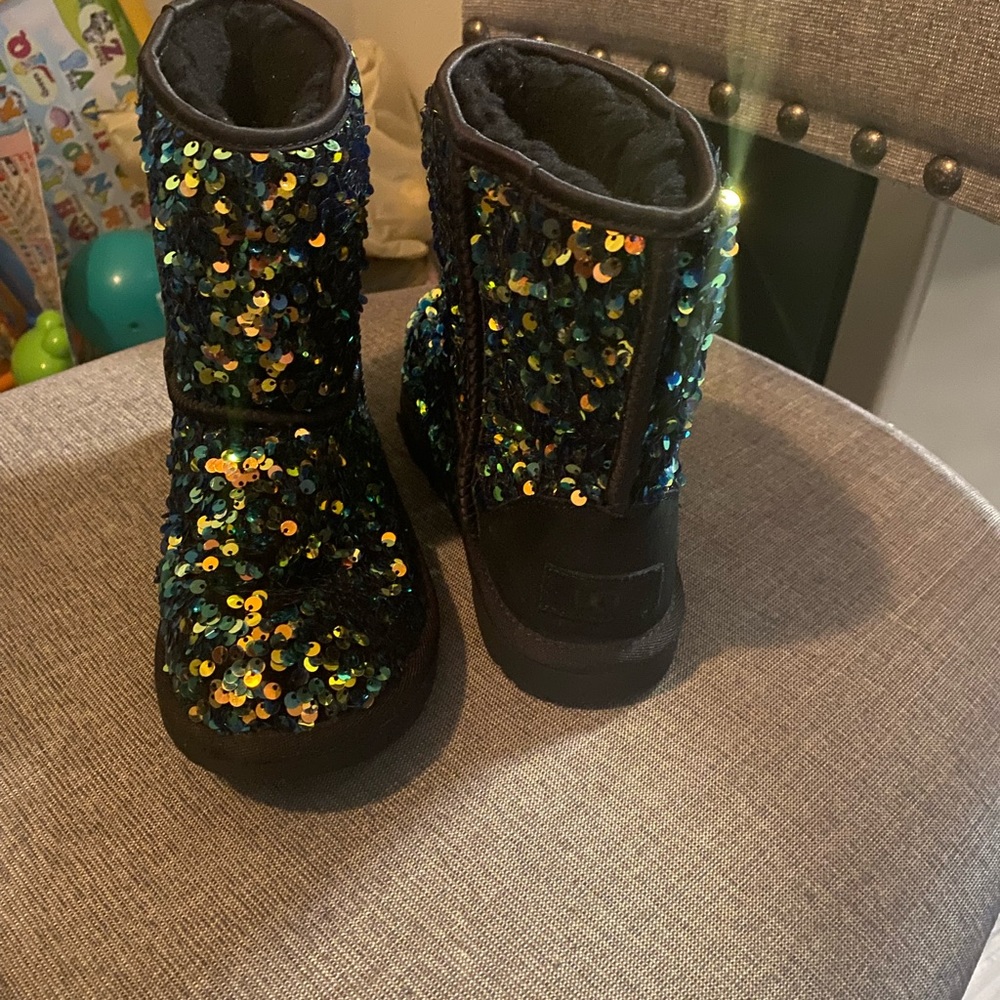 Sequin UGG boots